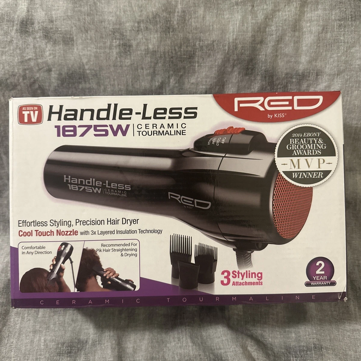 Handless top hair dryer