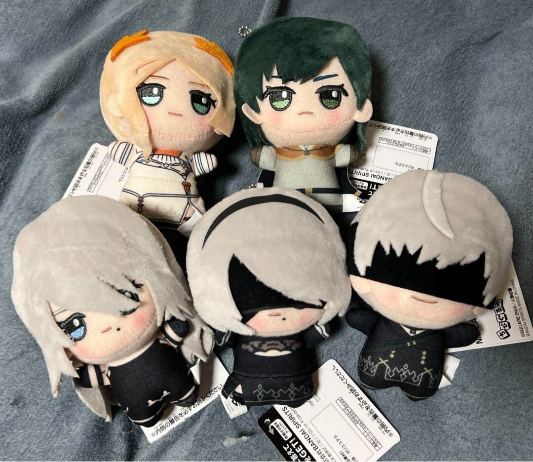 NieR:Automata Ver1.1a Chibigurumi Plush Doll Mascot 11cm Set of 5