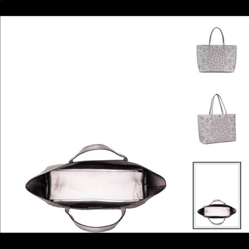 Victoria's Secret Laser Cut Everything Tote Large Tote Bag - Picture 2 of 3