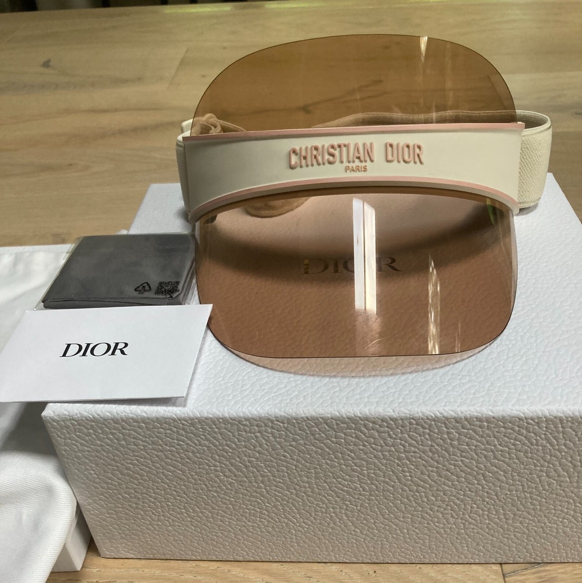 100% Authentic New Womens Dior Club V1U Perspex Cotton Blend