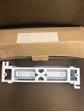 Wall Mount 12 Port Cat5e Patch Panel, 110 Type, 568A  568B 