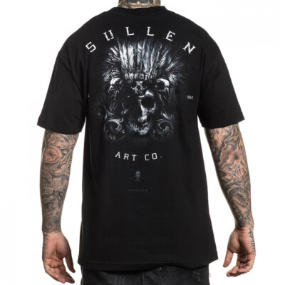 Sullen Art Collective Clothing T-Shirt - Warrior Tattoo Indianer Häuptling