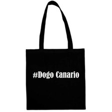 Tasche Beutel Baumwolltasche #Dogo Canario Hashtag Einkaufstasche Schulbeutel Ba