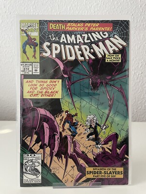 The Amazing Spider-Man #372 Comic Heft US Top Zustand bagged and Boarded