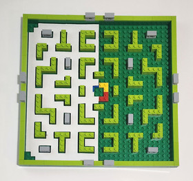 Lego Replacements Pieces - Base, Bricks and Template Minotaurus Game in Box 3841