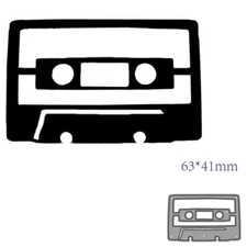 Cassette Tape Metal Cutting Dies Cut Die Mold Decoration Scrapbook Card Craft