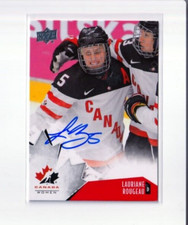 LAURIANE ROUGEAU autographed SIGNED '15 Upper Deck TEAM CANADA women card #70