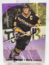 1994-95 Flair Center Spotlight #6 Mario Lemieux
