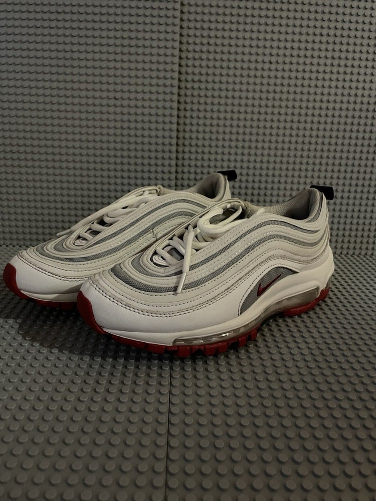 Nike air max 97 white bullet 2022 size 7 youth sneakers