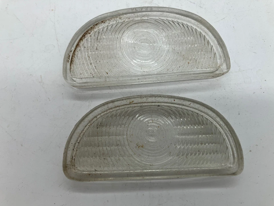 Par de lentes de luz de estacionamiento 49-50 Oldsmobile Series 76 78 88 98 LYNX EYE 725 Foto 3 de 4