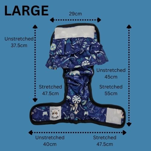x8 Female Dog Nappies Diaper Pants Menstrual Senior Physiological