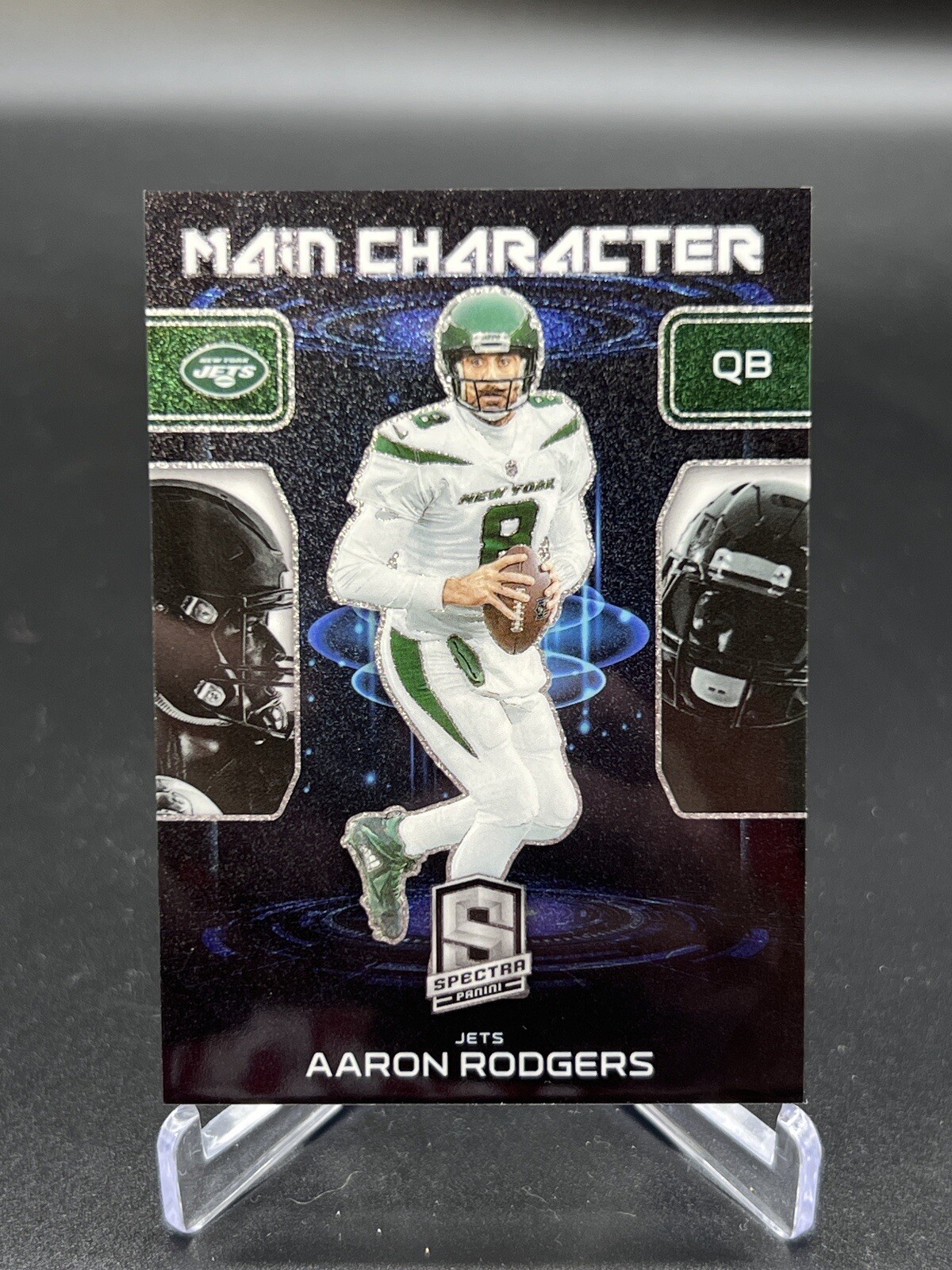2023 Panini Spectra Aaron Rodgers Main Character Case Hit SSP New York Jets