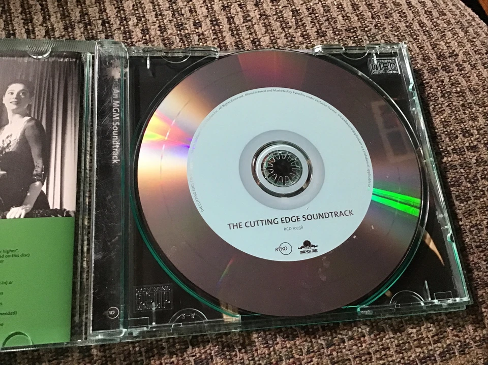 THE CUTTING EDGE 1992 CD SOUNDTRACK OOP RYKO PRINT 10TRX - Image 4 of 4