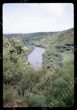 SL98 Original Slide 1982  Hawaii Kauai Aerial View Of Wailua River  695a