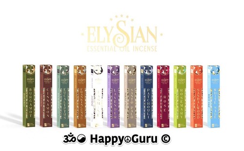 “White Sage" SALE Elysian Essential Oil Dipped Incense Sticks 180g (15gx12) - Picture 4 of 4
