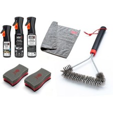 Nettoyant barbecue WEBER Kit de nettoyage bbq charbon emaill
