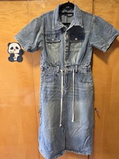 knielanger Jeansrock