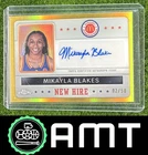 Mikayla Blakes Auto 2024 Topps Chrome McDonald's All-American 2/50 New Hire Gold