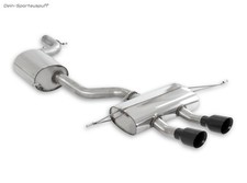 Milltek Sportauspuffanlage Mittig Seat Leon 1P 1.4l 2.0l Cupra R 2x100 schwarz