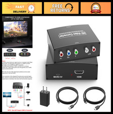HDMI Converter for RGB Audio  YPbPr Video, 1080P Adapter for TV/Projector