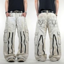 Vintage y2k grunge archive cargo baggy wide leg rare skater jeans