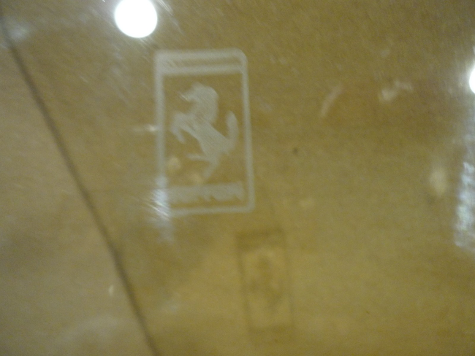 Ferrari 512, Testarossa - RH Door Glass   - P/N 61533700