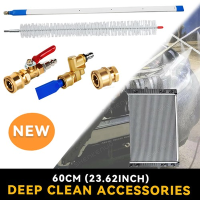 #ad #ad 23.62 Inch Pressure Washer Wand for Car Radiator Cleaning Tools with Adapter $39.59