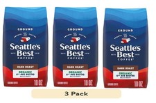 Seattle s Best Coffee Organic Bistro Dark Roast Organic Ground Coffee Pack of 3