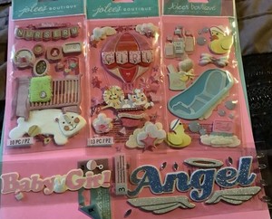 9-Jolee's Boutique/ Baby Girl scrapbook stickers/ K&Company-New/2