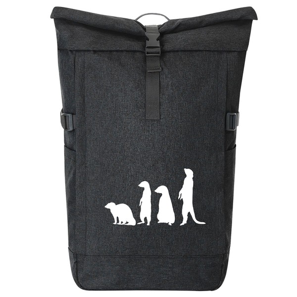 Kurierrucksack ErdmäNnchen Silhouette Geschenkidee ErdmäNnchen Geschenk PräSent-image