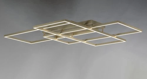 ET2 E21513 Champagne Traverse 24"W Led Flush Mount Ceiling Fixture - Picture 7 of 12