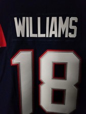 KYLE WILLIAMS NEW ENGLAND PATRIOTS NAVY NIKE VAPOR F.U.S.E ELITE JERSEY SIZE 48