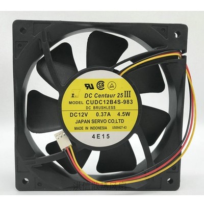 New SERVO CUDC12B4S-983 12V 0.37A 3-Wire Cooling Fan #tp