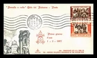 Dr Jim Stamps Vatican FDC 1977 Works of Mercy Series 2v Set Roller Cancel