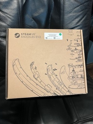 Valve Steam Knuckles EV2 Developer Prototype VR Controllers. Open Box!