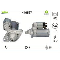 Anlasser Starter 12 V 1,3 Kw 9 ZäHne Valeo FüR U.A. Toyota Corolla