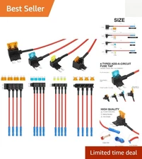 High-Quality 16 Pack Fuse Tap Kit - Mini, Micro2, Low Profile for Easy Setup