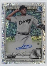 2020 Bowman Chrome Prospects Speckle Refractor /299 Lency Delgado Auto 12i0