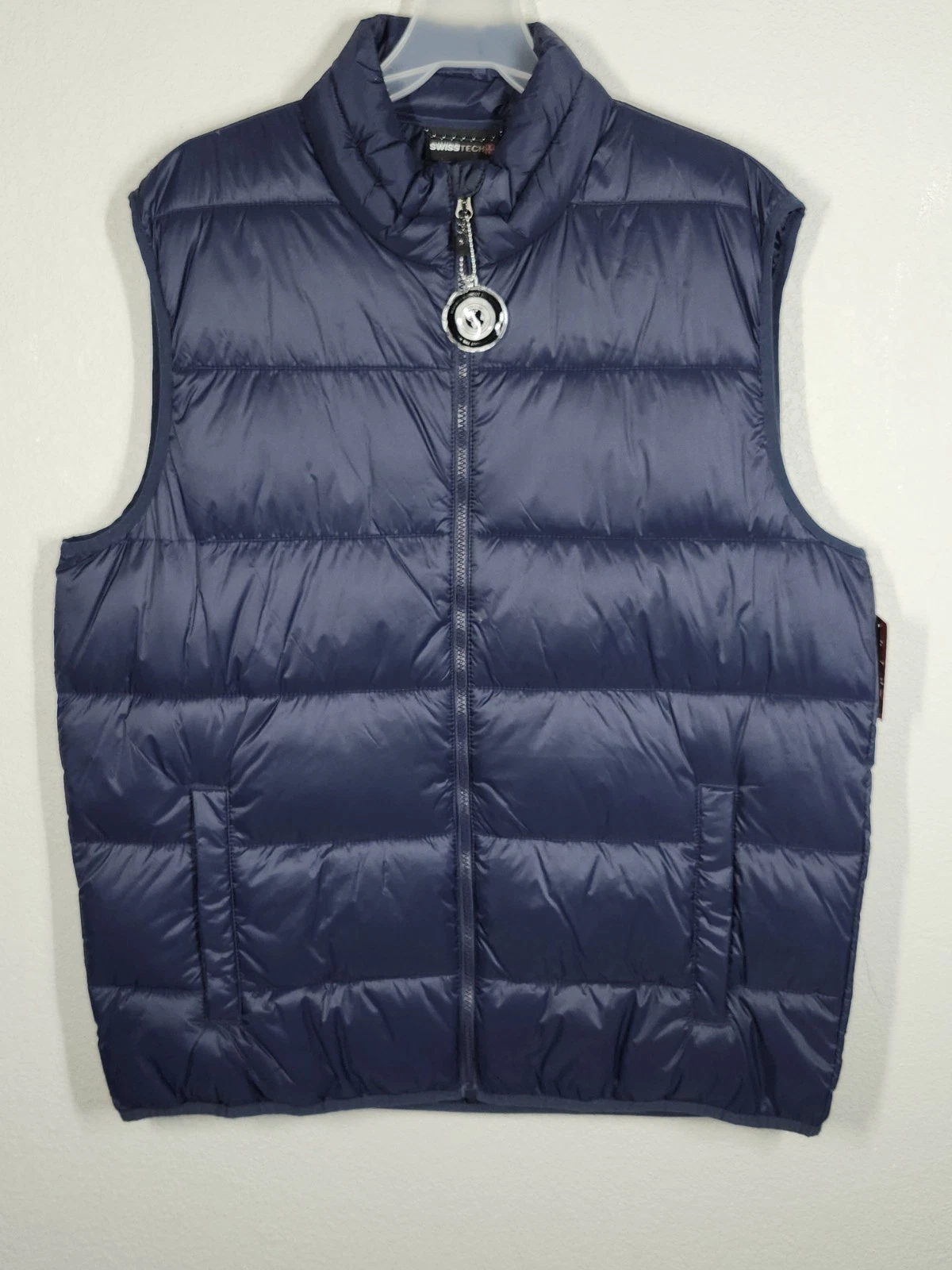 SwissTech Men’s Puffer Vest XL (46–48) Blue PeakBlast PeakRepel PeakWarmth NWT