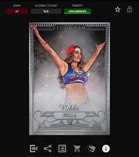 DIGITAL Topps Slam 18 - FIVE STAR Black - NIKKI BELLA