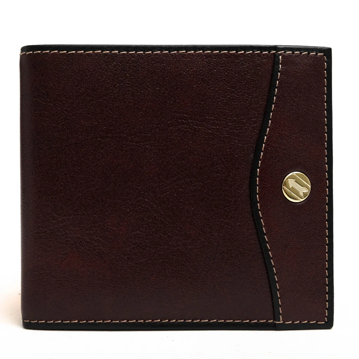 Portefeuille Goldpfeil En Cuir Bleu - Homme - Neuf Avec étiquettes - Marque De Luxe