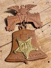 Civil War Union Veteran Reunion Medal GAR Liberty Bell Philadelphia PA