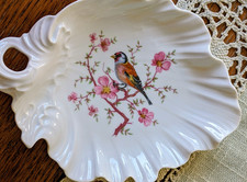 Royal Tettau Atelier Porzellan Schälchen Blattschale, top, ca 20 cm