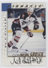 1997-98 Pinnacle Be A Player Auto Michal Grosek #187 Auto k2t