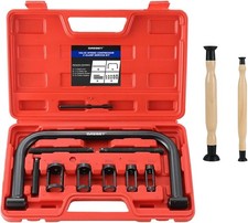 DASBET Valve Spring Compressor & Lapper Set with 4 Suction Plates
