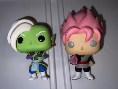 Dragonball Zamasu and Super Saiyan Rose Goku Black Funko Pop! Loose no packaging