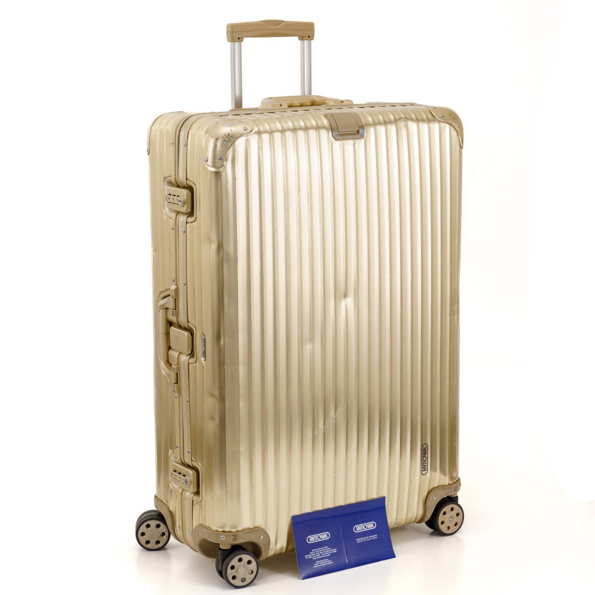 Rimowa Topas 104L Gold 4 wheels Carry Case Suitcase | eBay