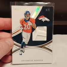 Panini Immaculate Devontae Booker 2016 Player-Worn Denver Broncos Card - 4 of 5