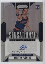 2024 Panini Prizm Sensational Signatures Silver Trentyn Flowers #SS-TFC Auto 1o2