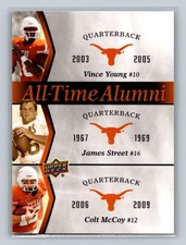 2011  Upper Deck University of Texas #ATAT-YSM Street / McCoy / Young